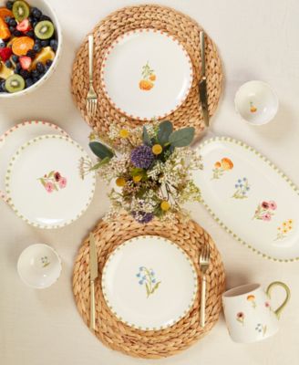 Floral Salad Plates, Set of 4, Exclusively at Macy's