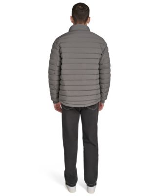 Men's Quilted Long-Sleeve Jacket