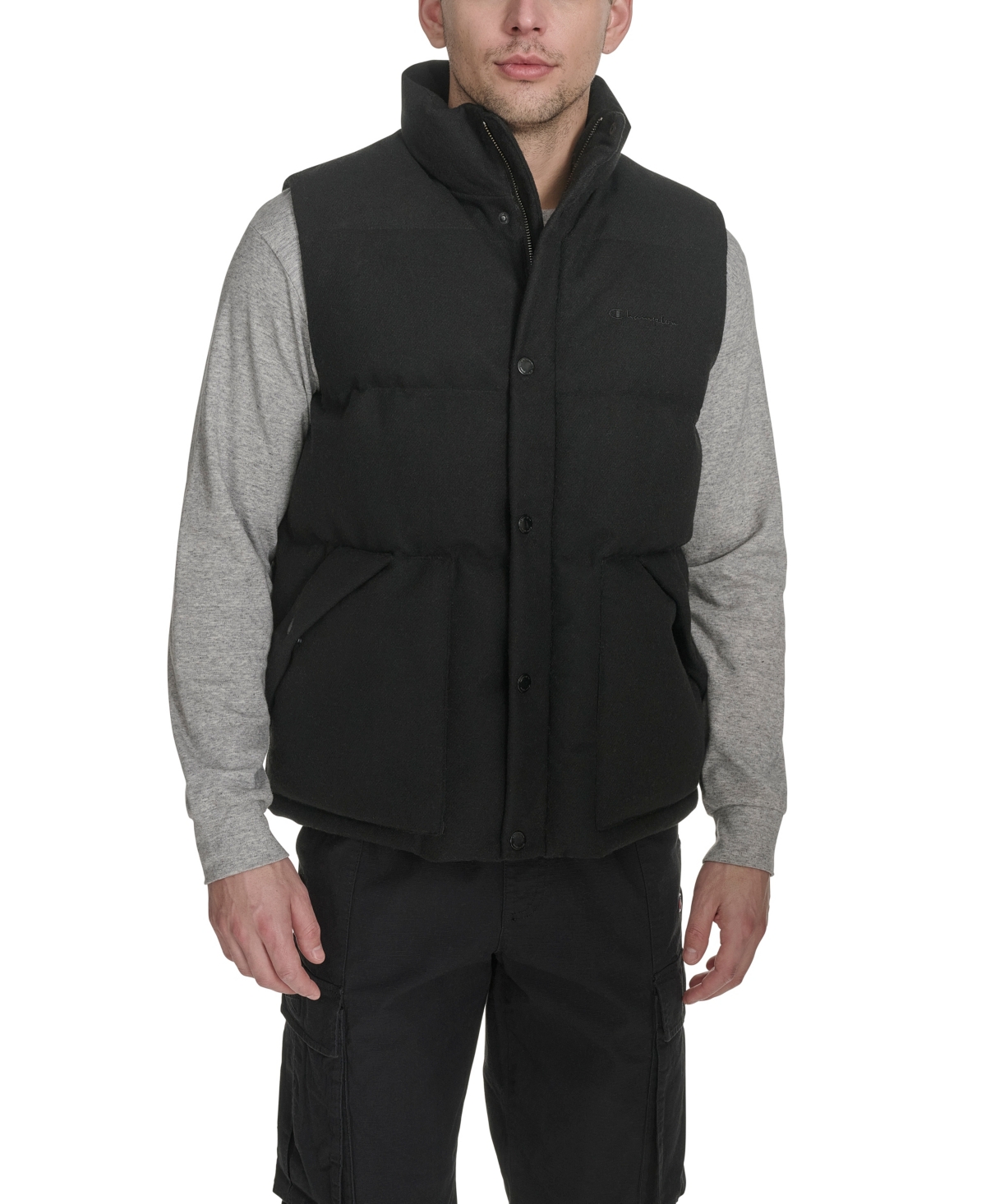 Champion Men's Quilted Stand-Collar Vest