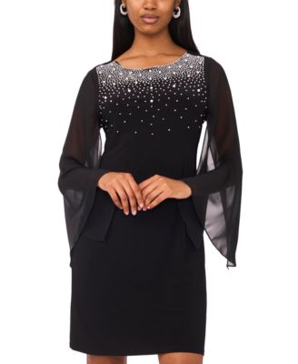 Women's Embellished Crewneck Dress