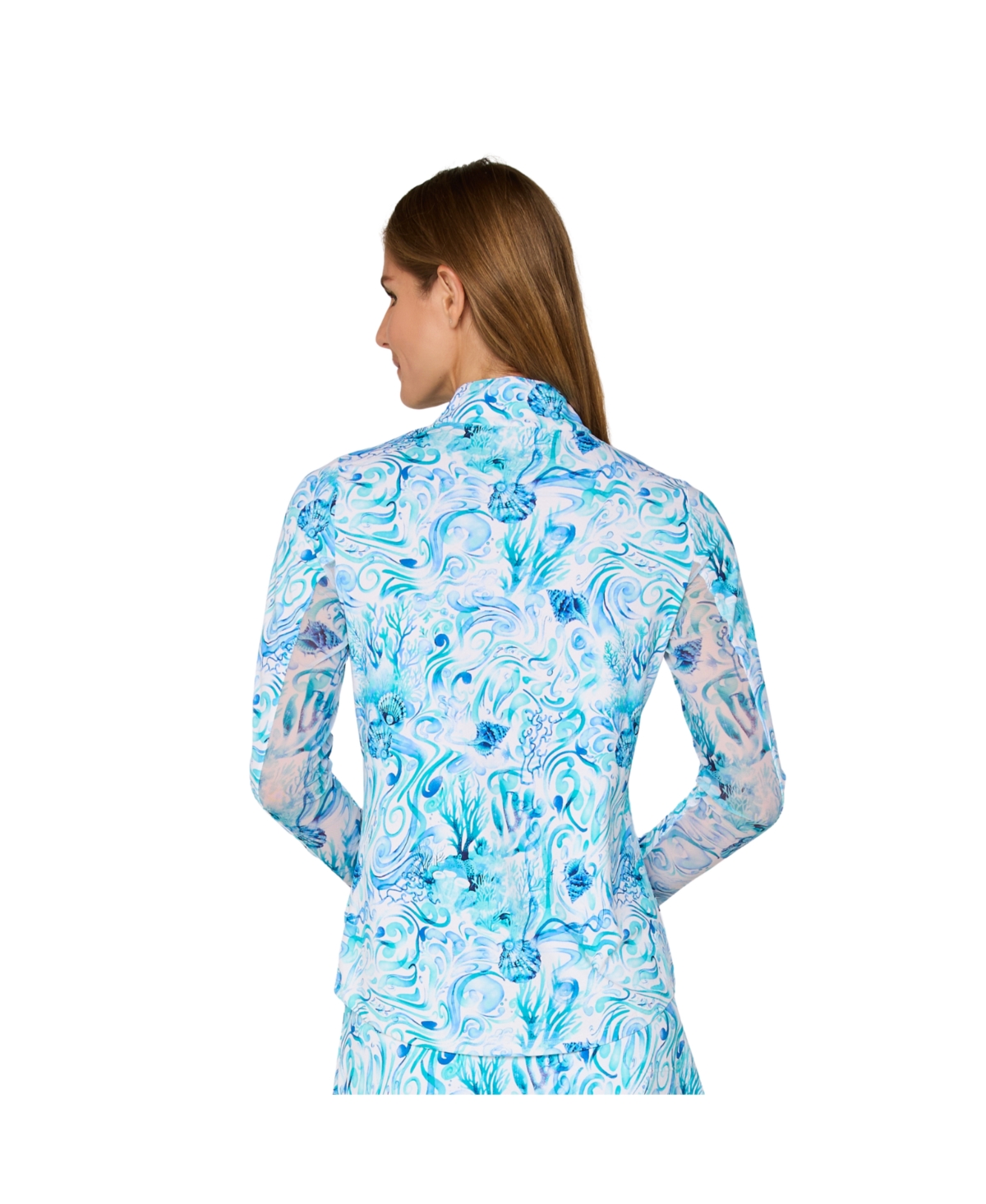 G Lifestyle Clothing Women's Long Sleeve Mock Neck Top