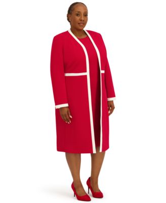 Women's Framed Waist Seam Open Topper Jacket, Regular & Plus