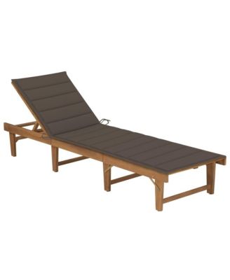 Sun Lounger Taupe