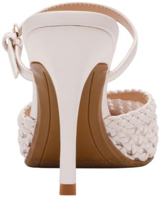 Women's Geanie Woven Pointed Toe Heeled Pumps