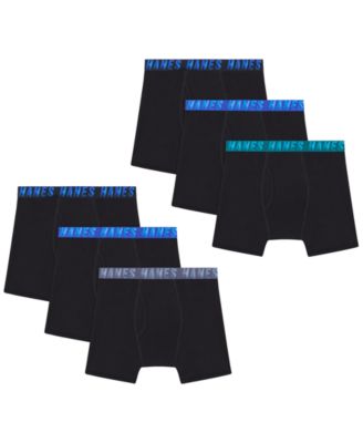Boys' 8-20 Solid Boxer Briefs, 6-Pack