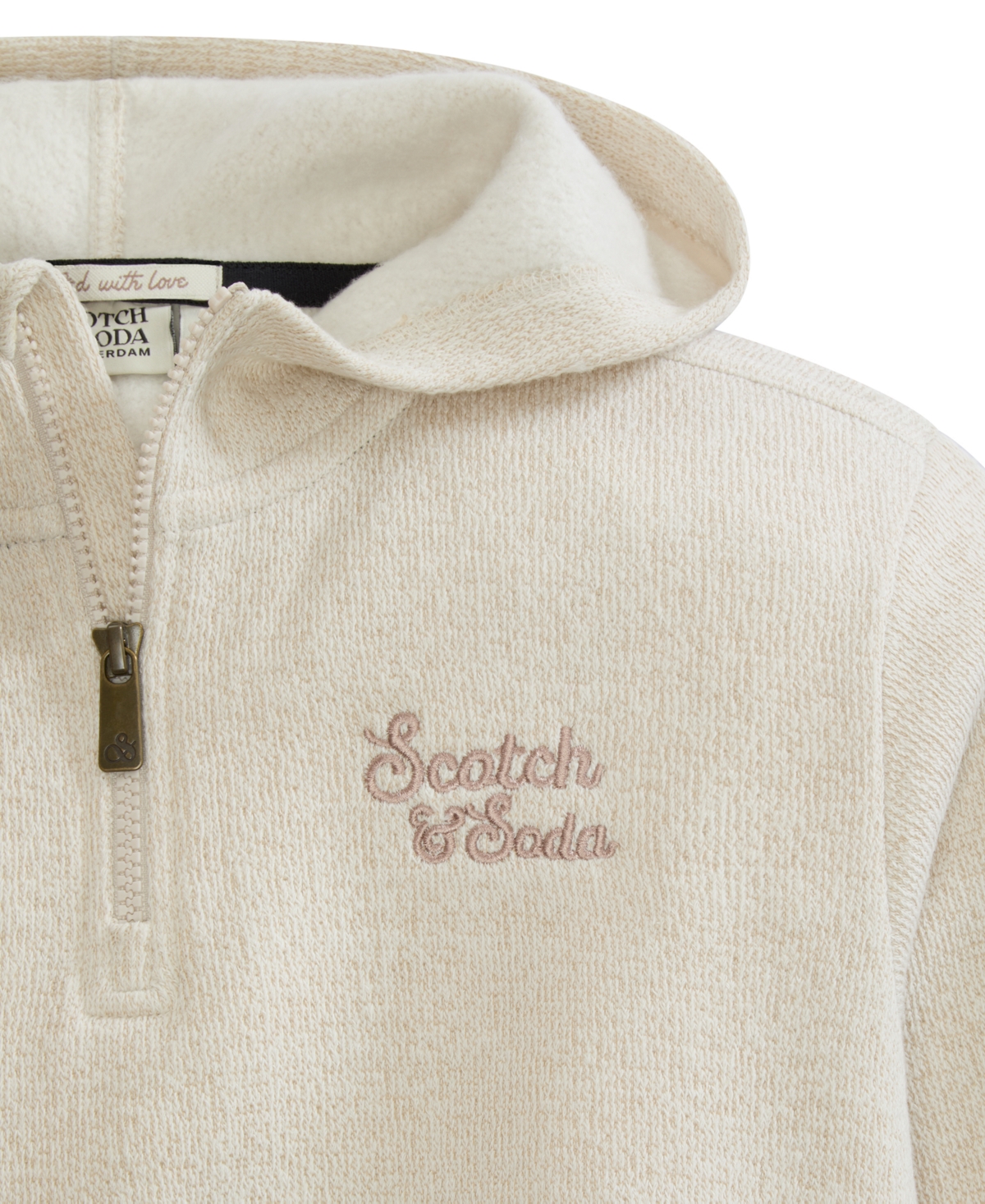 Scotch & Soda Boys' 8-20 Quarter-Zip Hoodie