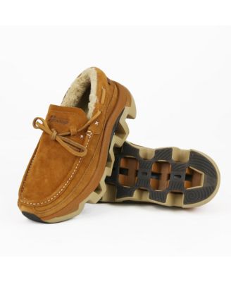 Men's Genuine Suede Winter Loafers