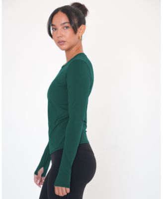 Women's Raya Mid Length Compression Nylon Long Sleeve Top