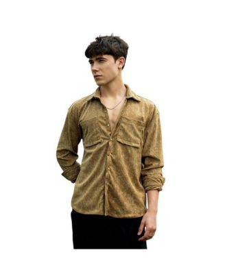 Men's Faded Corduroy Oversized Shirt