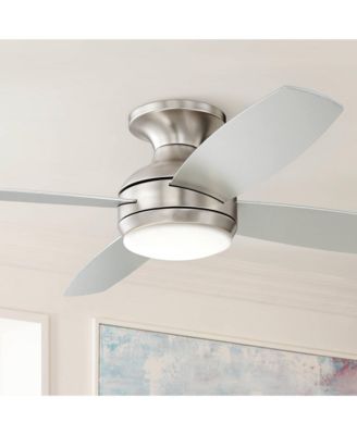 52" Elite Modern Dimmable LED Light Remote Control Hugger Indoor Ceiling Fan