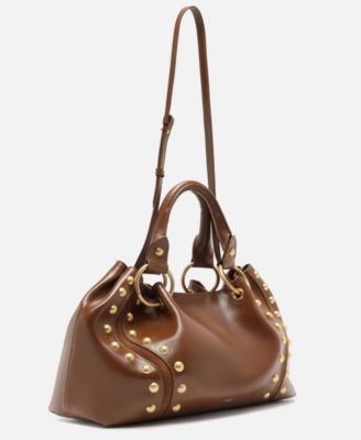 Lucienne Medium Leather Satchel Bag