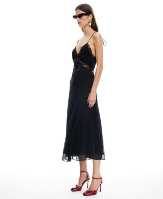 Women's Harmony Plunge Neck Midi Dress