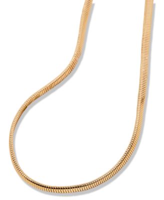 Gold Tone Snake Collar Necklace