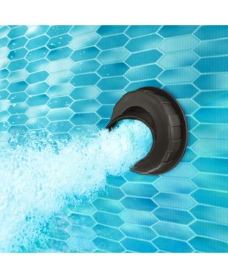 13' x 7' x 39" Oasis Rectangle Outdoor Above Ground Swimming Pool, Gray