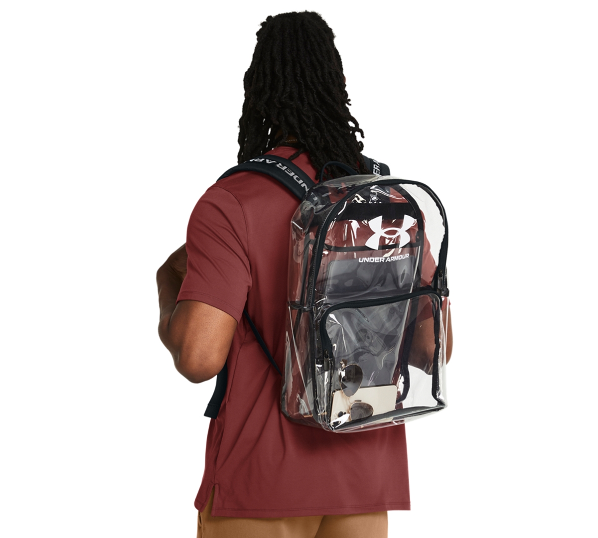 Under Armour Men's Extra Large Essential Backpack In Transparent