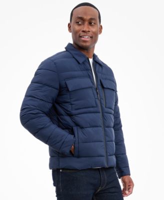 Men's Quilted Shirt Jacket