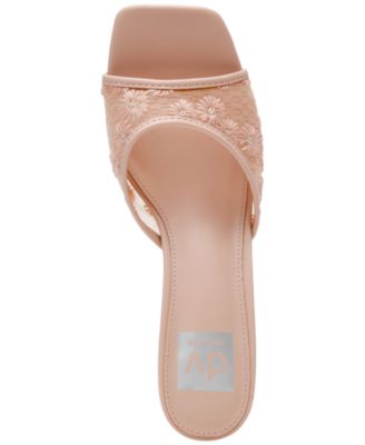 Women's Lennie Floral Lace Blade Heel Dress Sandals