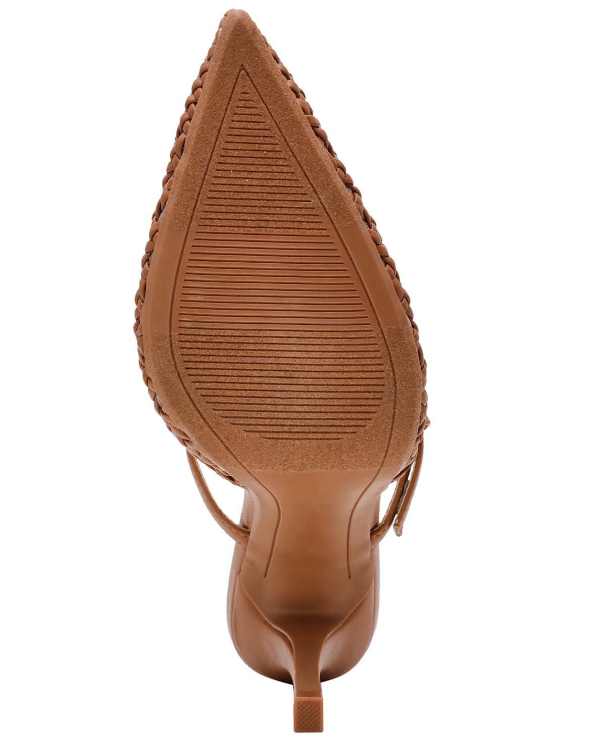 Dv Dolce Vita Women's Geanie Woven Two-piece Pointed Toe Heeled Pumps In Brown