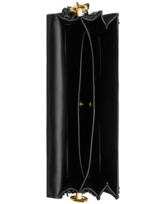 Crystal Beaded Fringe Tabby Medium Shoulder Bag 26