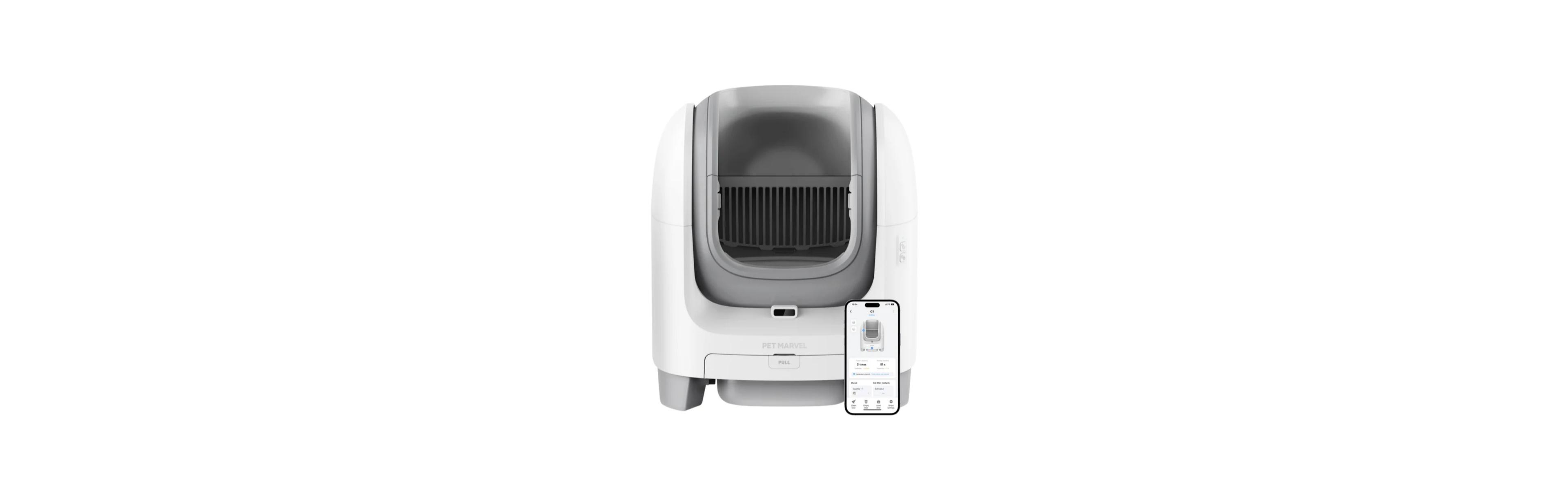 PetMarvel Open-Top Smart Cat Litter Box C1