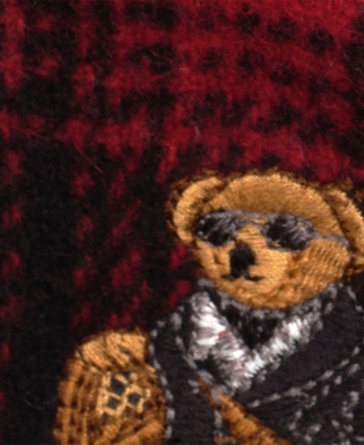 Polo Ralph Lauren Men's Holiday Bear Beanie and Scarf, 2-Piece Set