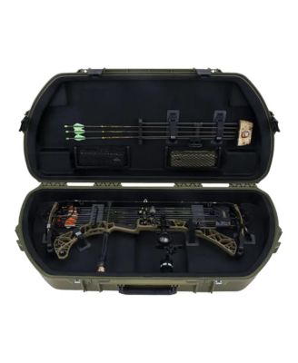 Hard Protective Storage Case, Archery Bow & Arrow iSeries Shaped Case, Green