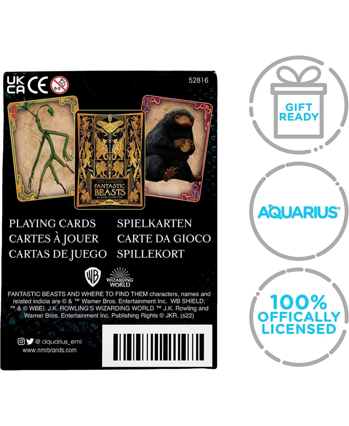 Nmr Distribution Fantastic Beasts Playing Cards