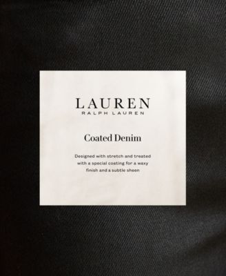 Women's Coated Straight Ankle Jeans