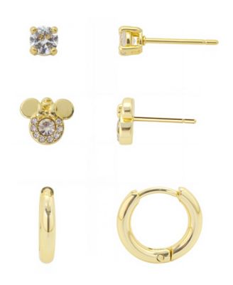 Minnie Mouse Crystal Earring Set
