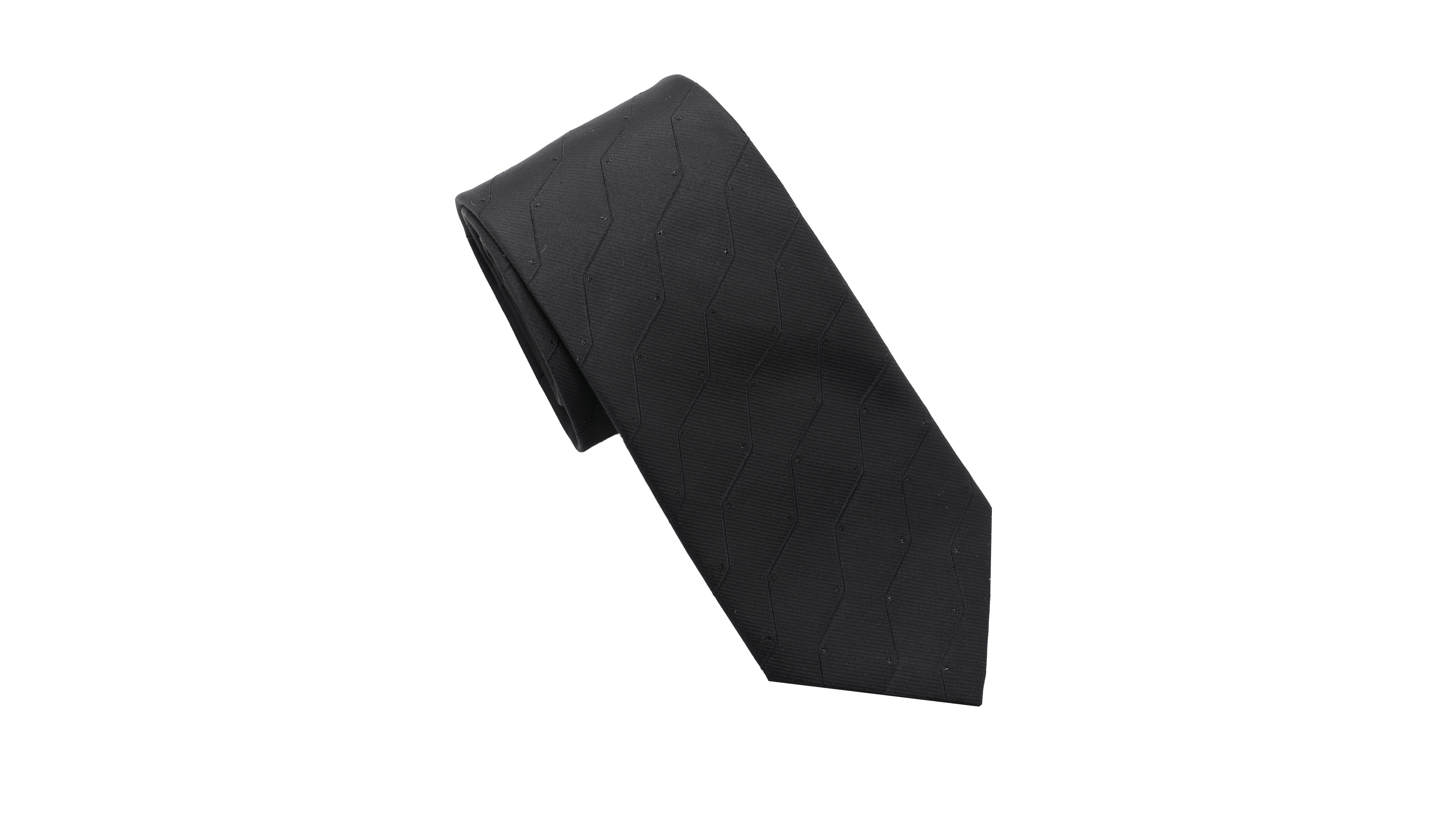 Karl Lagerfeld Paris Men's Chevron Pattern Classic Tie