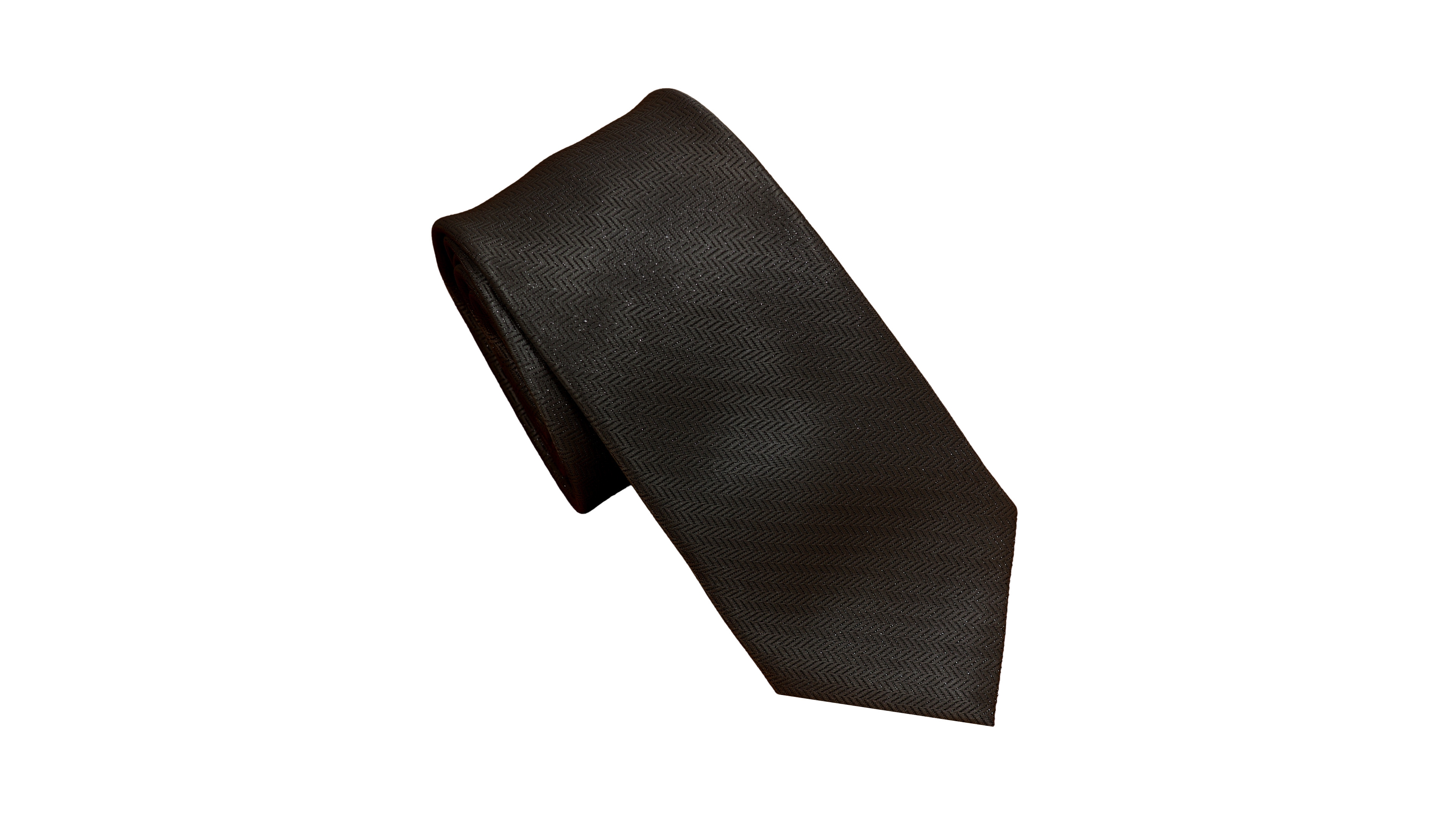 Karl Lagerfeld Paris Men's Sparkle Herringbone Pattern Classic Tie