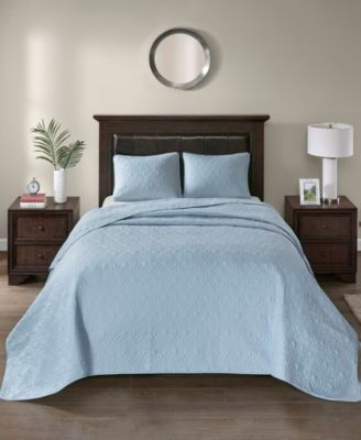 Quebec Quilted 3-Pc. Bedspread Set, Queen