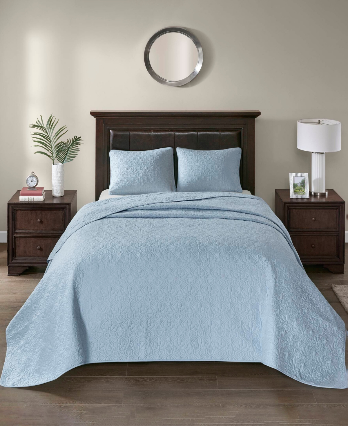 Madison Park Quebec Quilted 3-Pc. Bedspread Set