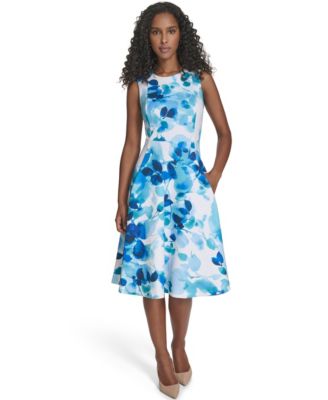 Women's Sleeveless Crewneck Dress