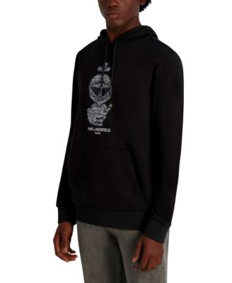 Men's French Terry Texture Pull-On Hoodie