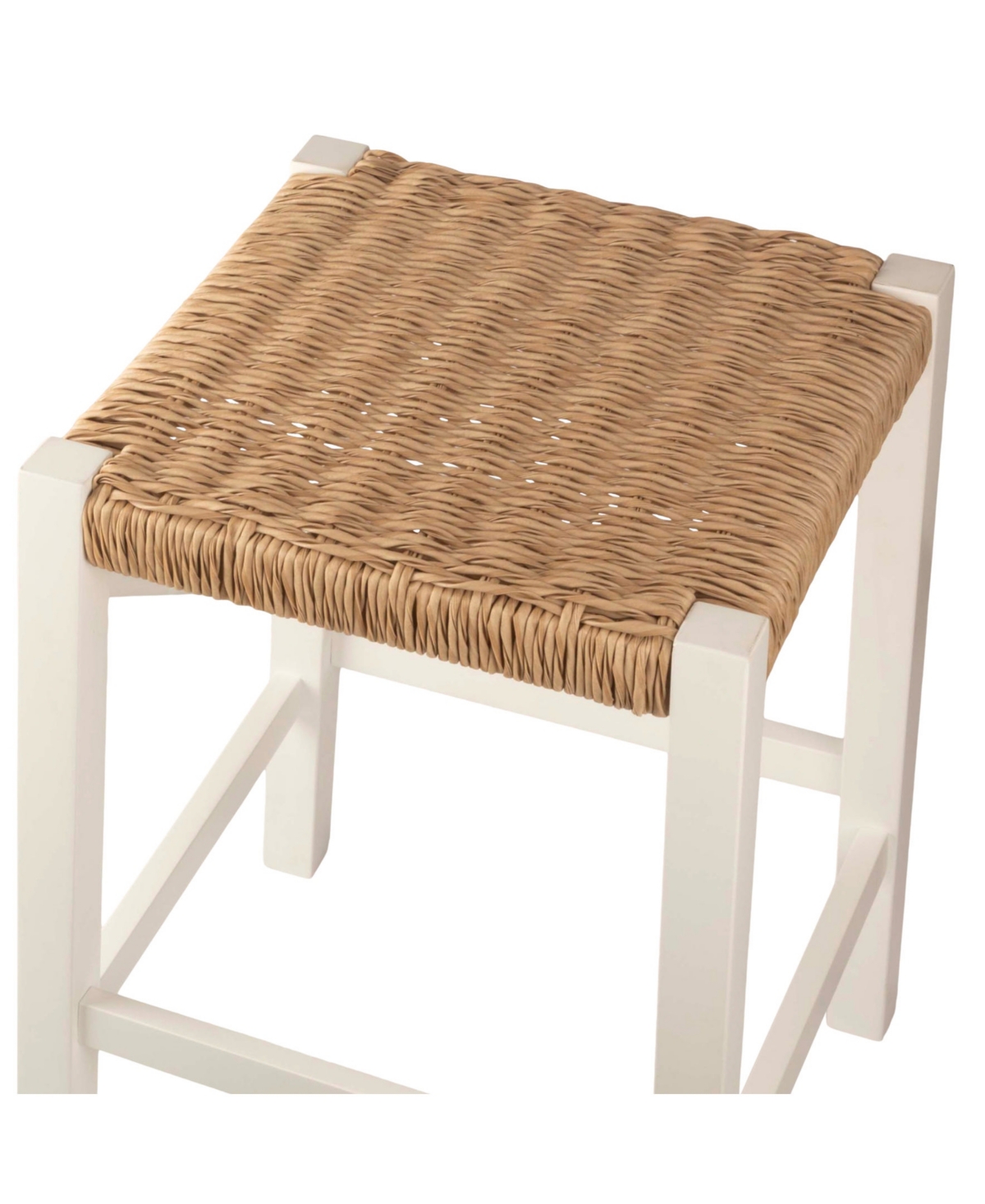 Alaterre Furniture 24" Wood Newport Counter Height Bar Stool