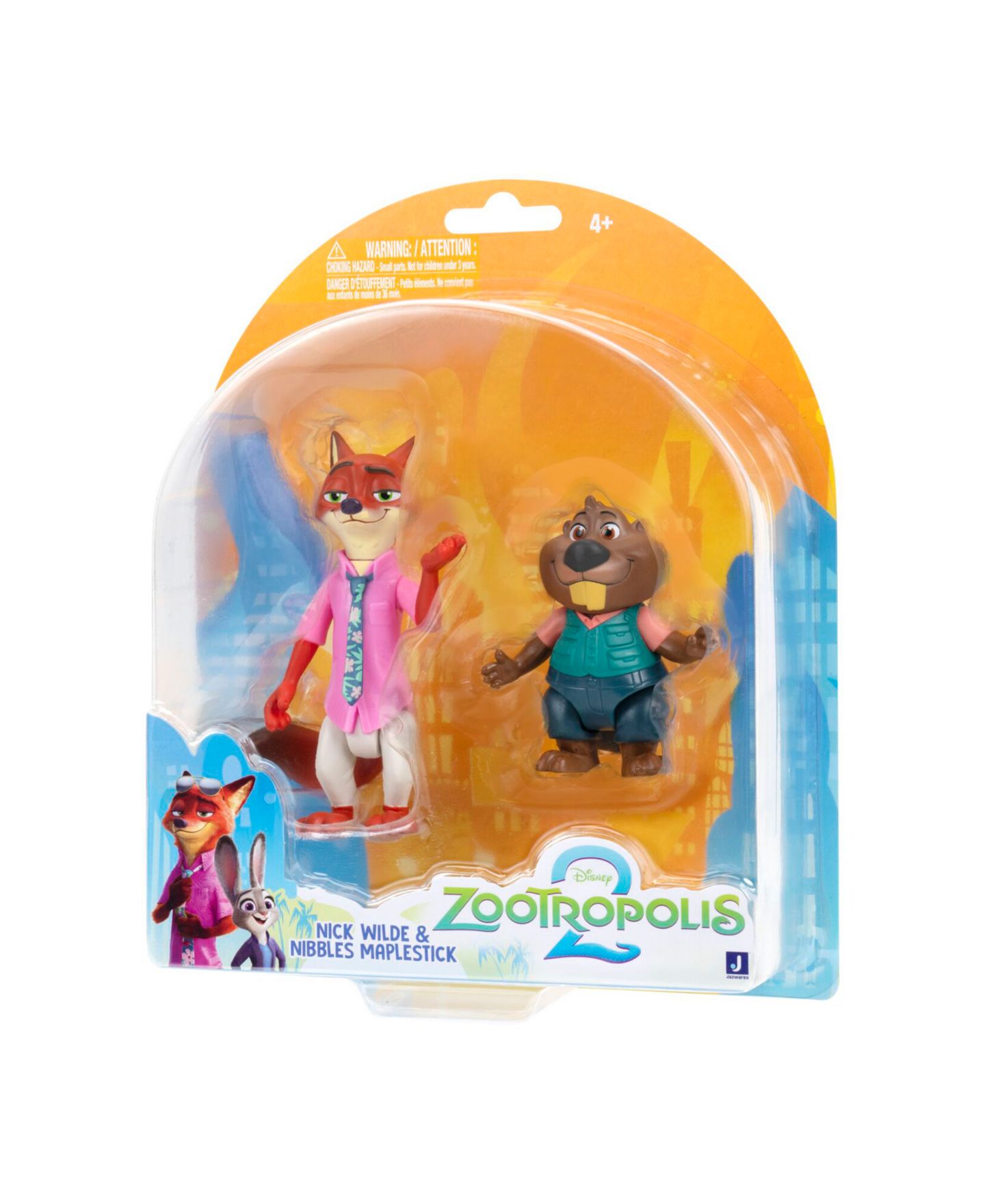 Детские фигурки Zootopia Assortment 3-Inch Figures, 2-Piece Set, Ages 3+ — фото 4