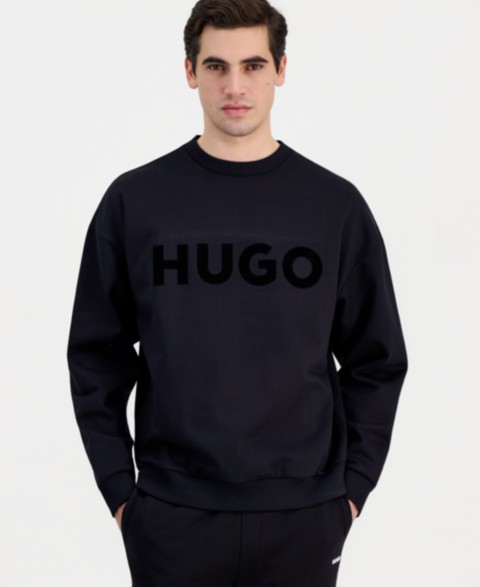 Мужские худи HUGO by Hugo Boss Men's Dinex Oversized-Fit Logo Sweatshirt