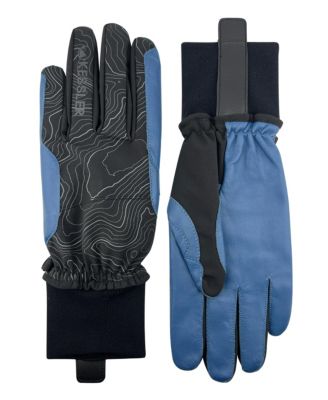 Men's Insolated Leather Palm and Touchscreen Snow Gloves "HAFJELL