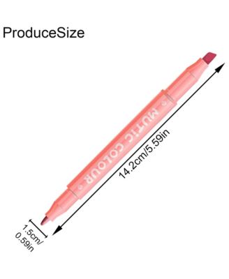 12 Colors Highlighters Set, Double-Head Highlighter Pen Doodle Journal Pen for Study and Work