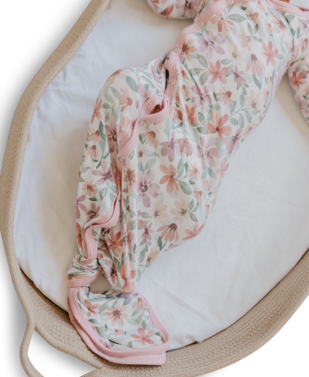 Copper Pearl Baby Girls' Natalie Knotted Gown