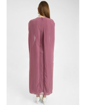 Women's Modest Chiffon Dress