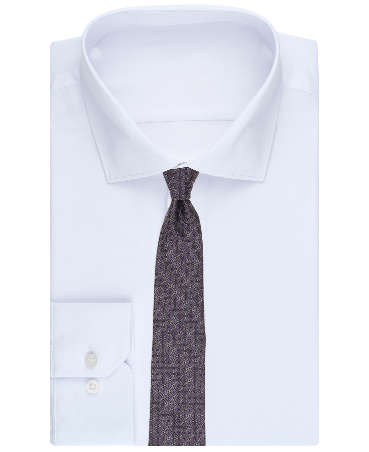 Alfani Men's Salton Geo-Pattern Tie, Exclusively at Macy's