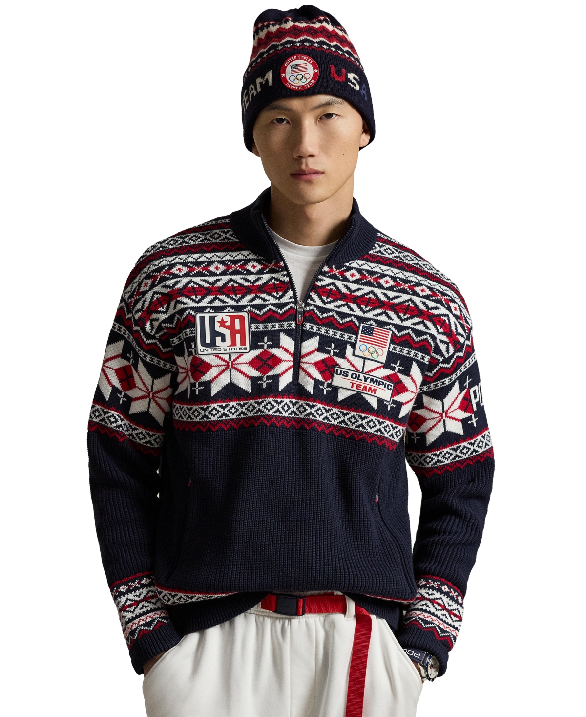 Polo Ralph Lauren Men's Winter Quarter-Zip Sweater