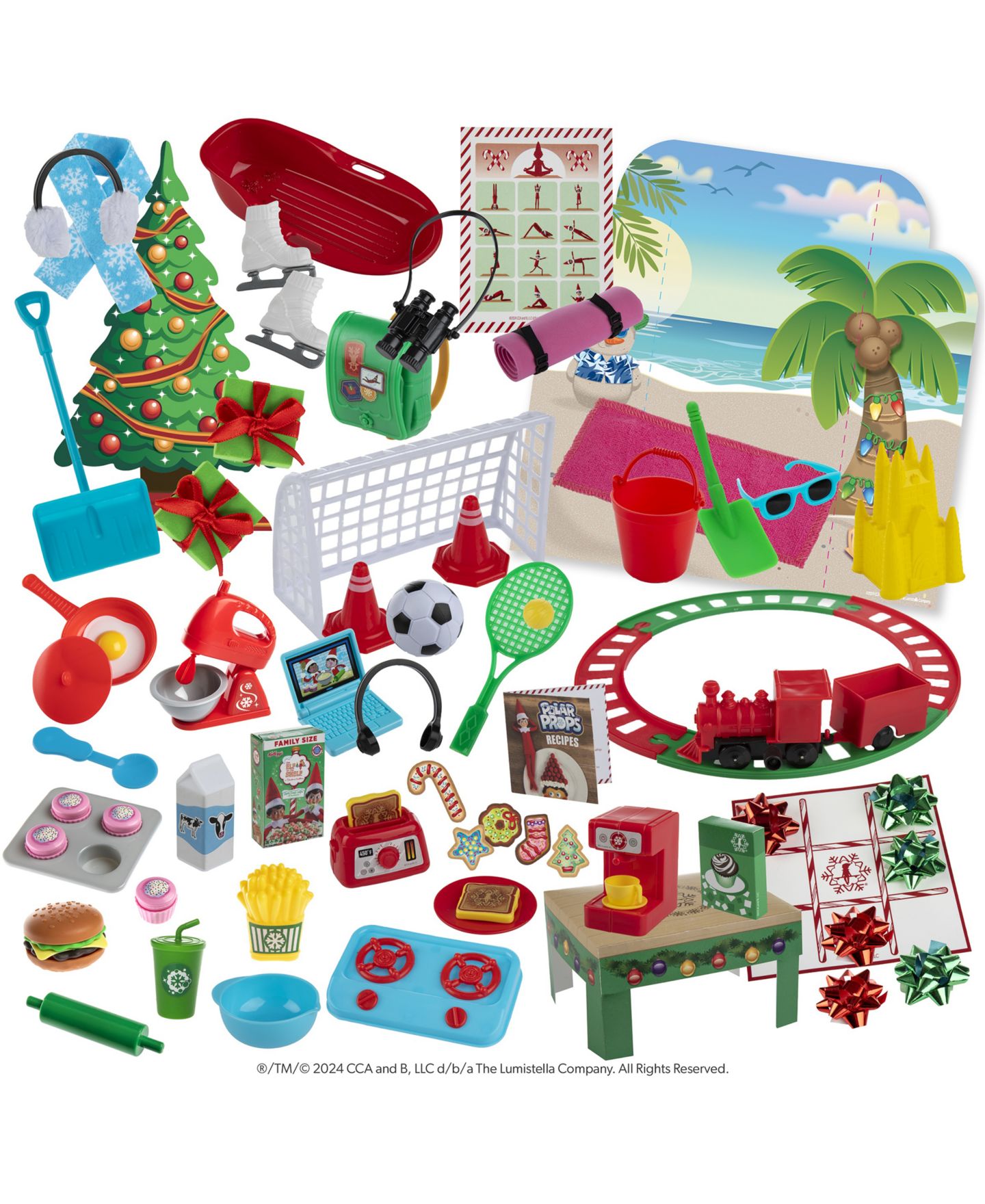 Детские игрушки Elf on the Shelf Polar Props 24-Day Ultimate Elf Ideas Kit, цвет: Разноцветный — фото 5