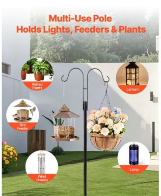 Double Hook Shepherd Poles for Bird Feeders – 8-Pack Heavy-Duty Design