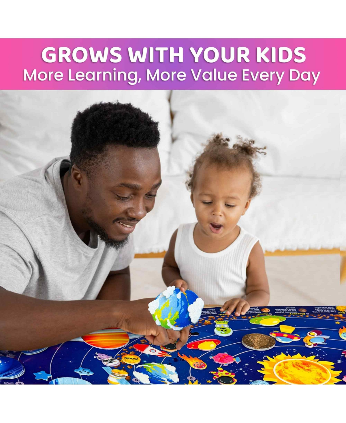 Quokka Space Felt Board for Kids 3-5 Years Old - Social Emotional Preschool Learning Activities