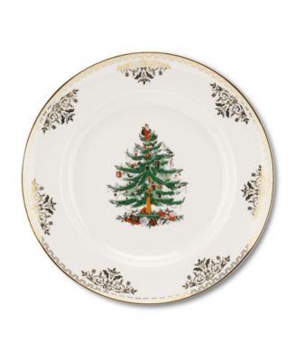 Christmas Tree Gold 4 Piece Place Setting