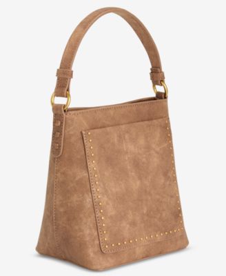 Stud Nubuck Bucket Bag, Macy's Exclusive