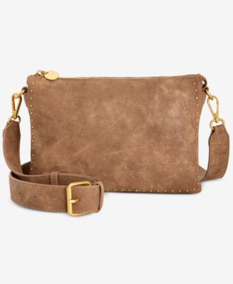 Stud Nubuck Double Compartment Crossbody, Exclusively at Macy's